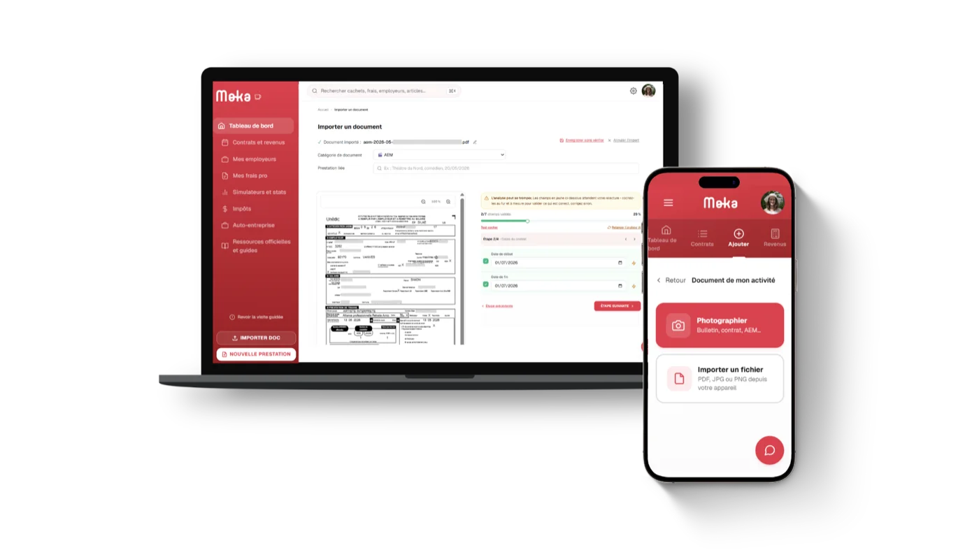 L'appli Moka sur ordinateur et téléphone : importer et scanner un document