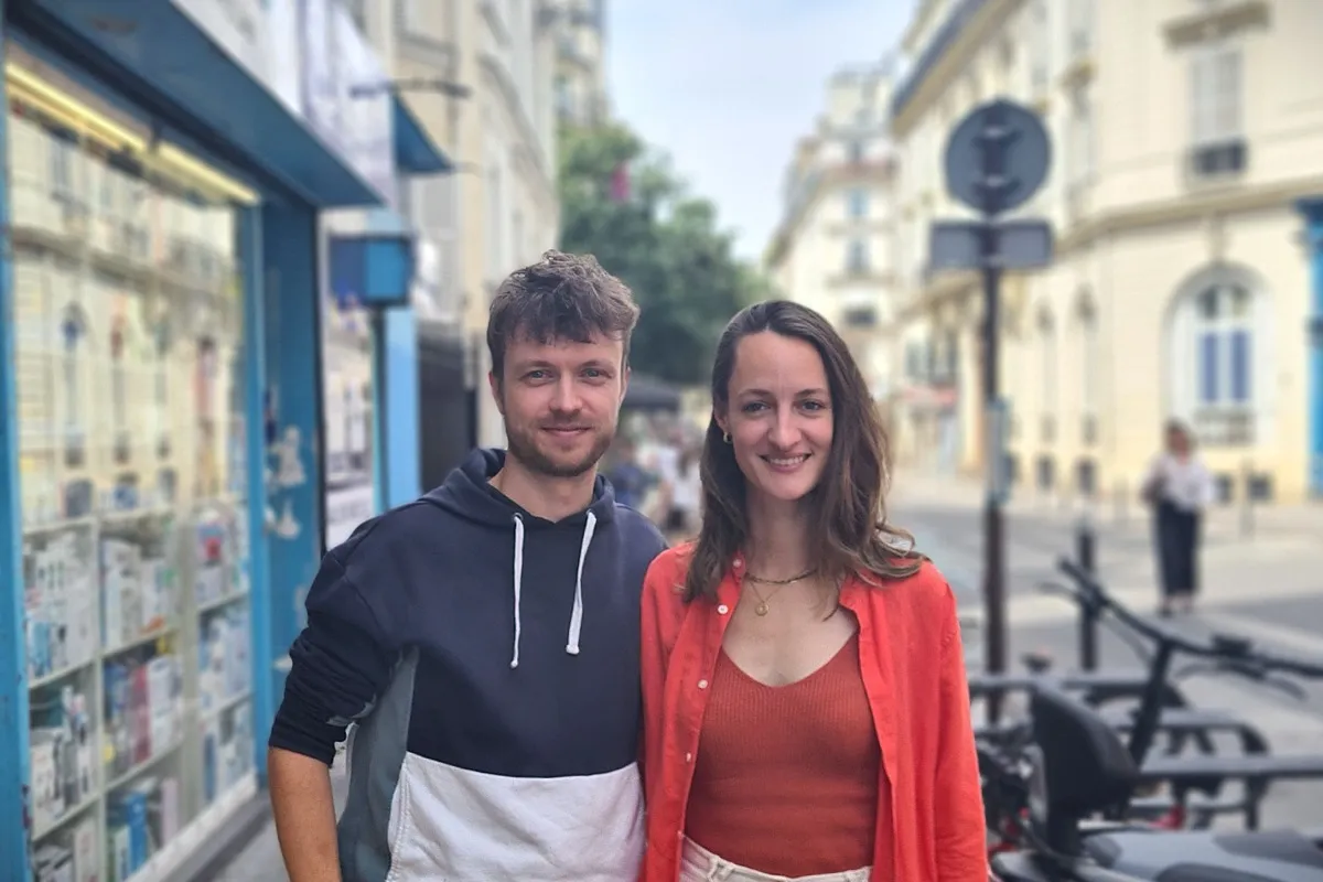 Les fondateurs de Moka, Maïlys de Maindreville et Simon Herlin